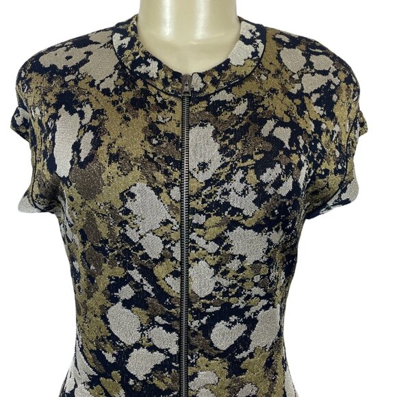 Missoni Women's Gold and Black Bodycon Dress Sz 38 (EUR 8) - Picture 4 of 11